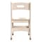 Flash Furniture Bright Beginnings  Commercial Grade Wooden Classroom Chairs, 11.5" Seat Height with Non-Slip Foot Caps and Built-In Carrying Handle, Natural, PK2 MK-KE24442-GG - alternate 8